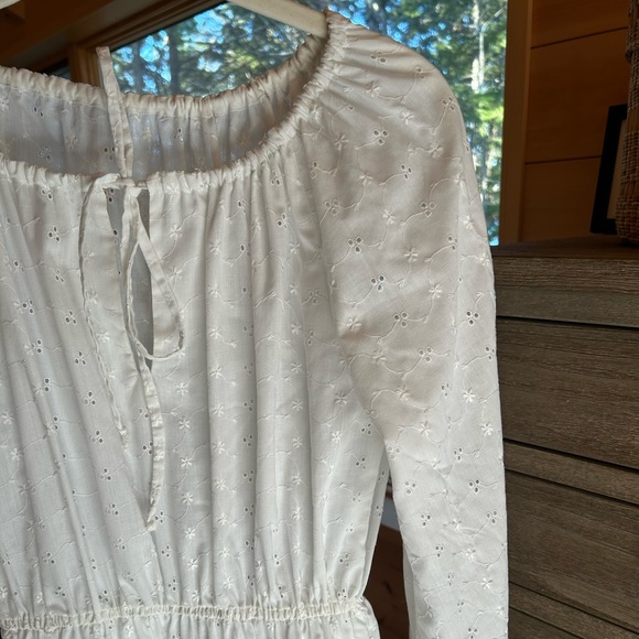 Vintage 70s Handmade Eyelet Maxi Dress - Picture 8 of 8